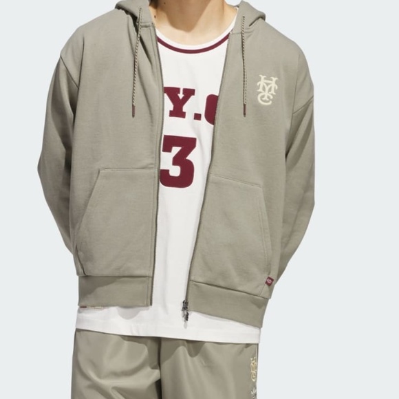 ADIDAS HOOP YORK CITY ZIP HOODIE - Picture 15 of 16